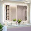 Miroir mural de salle de bain surdimensionné 60X40 pouces
