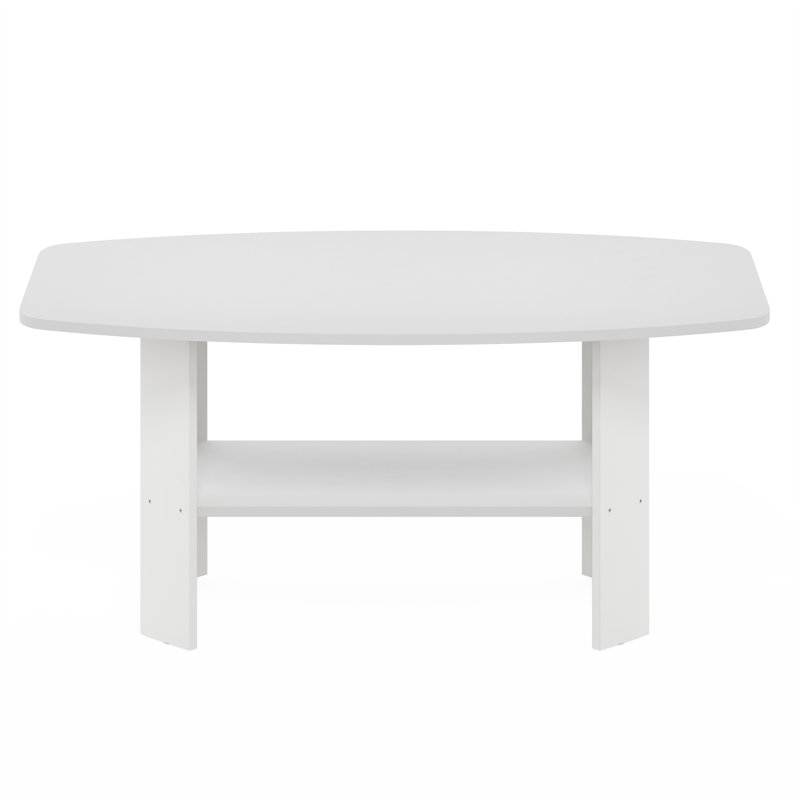 Sarwan Coffee Table with Storage, White, White