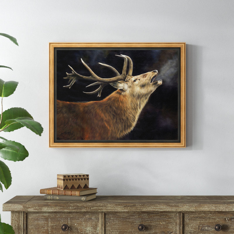 « winter staging », reproduction de photo encadrée