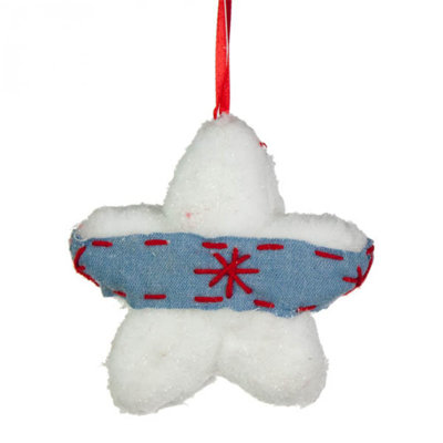 Textile Astrology & Stars Holiday Shaped Ornament