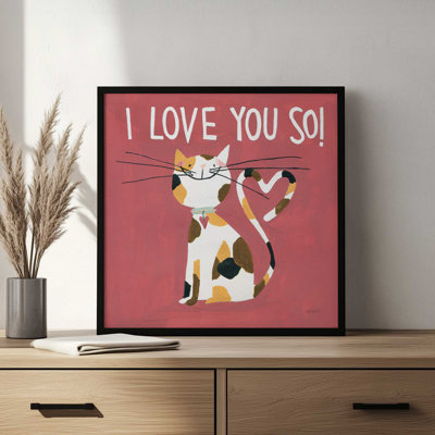 Happy Cats You Are Purr-Fect By Anne Tavoletti Art Print