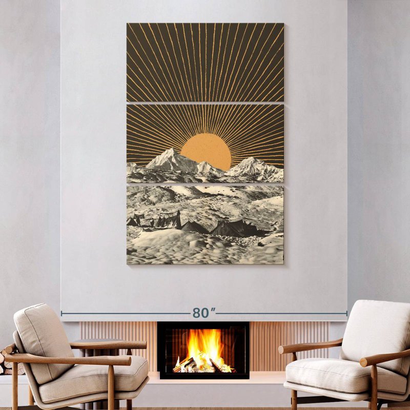 Oberle Mountainscape V, 74" H x 48" W