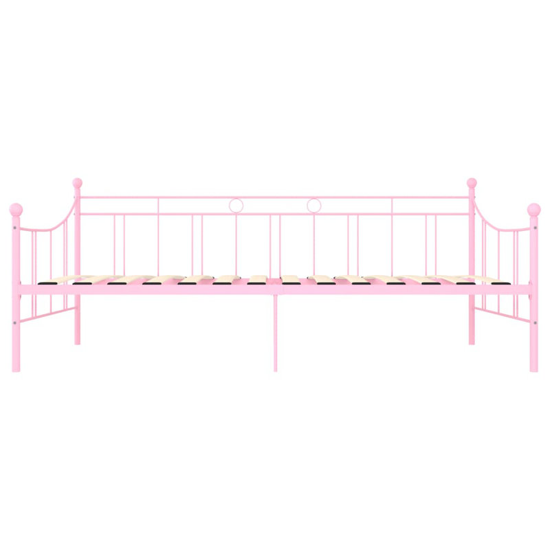 Del Rio Metal Daybed, Pink