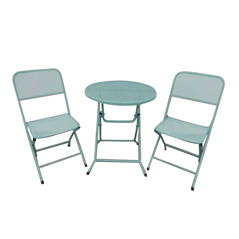Kaleek 2 - Person Patio Dining Set with Round Table