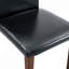 Ensemble de table et de chaises.Une table de salle à manger circulaire de couleur moderne épissée de 47,3 pouces de diamètre - rangement double couche.Avec 4 chaises de salle à manger en polyuréthane noir, simples et polyvalentes, confortables et ac