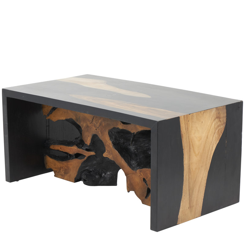 Table basse en bois massif Kniya