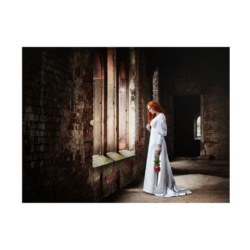 Art sur toile «Rose Magalena Russocka», H 24 po x l 32 po