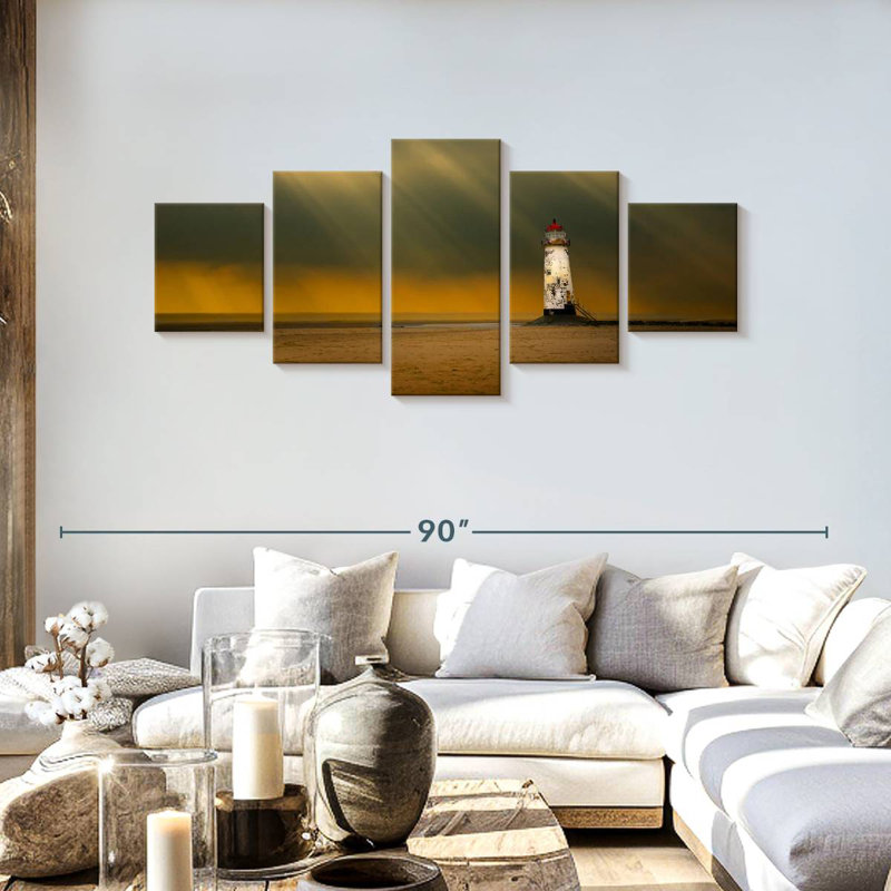 Talacre Lighthouse, 30" H x 68" W