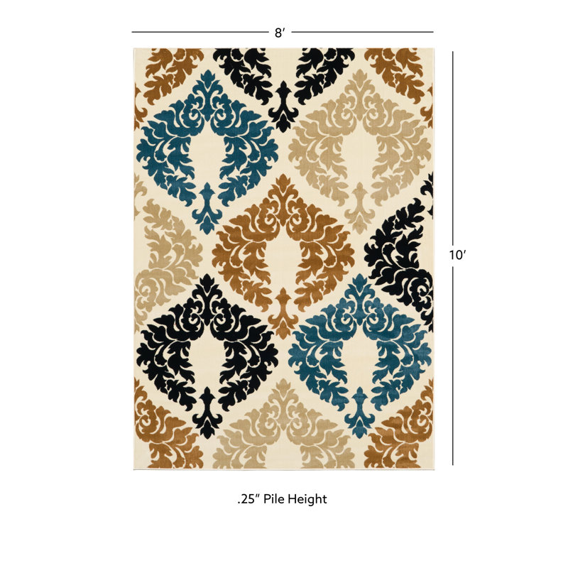Tapis ivoire Altagracia, Rectangle 8 pi x 10 pi