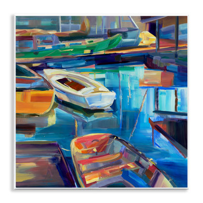Art mural, "Bateau marina" par Borcherding