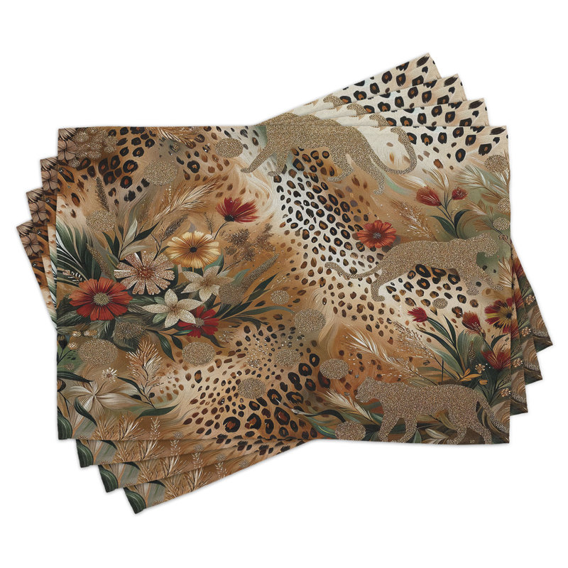 Ensemble de 4 napperons Ambesonne