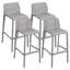 Tabouret de bar 29,5 po empilable 29 po-133665472