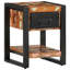 Berdella 35cm W Iron Bedside Table