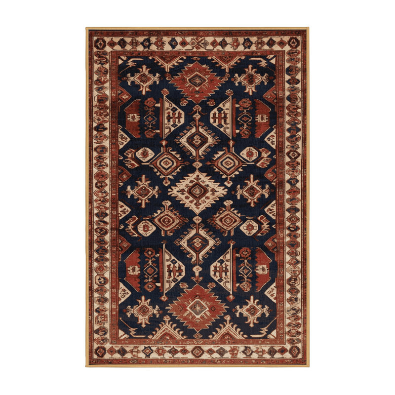 Tapis brun lavable à la machine, Rectangulaire 2 pi x 3 pi