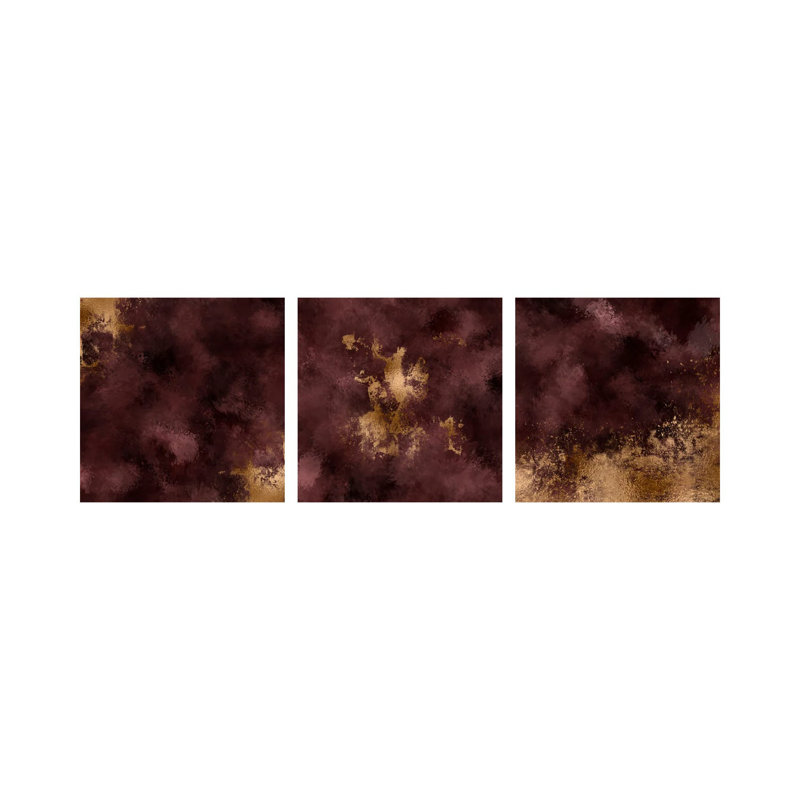 «Enchant Triptych», ensemble d'art mural sur toile tendue (ensemble de 3)