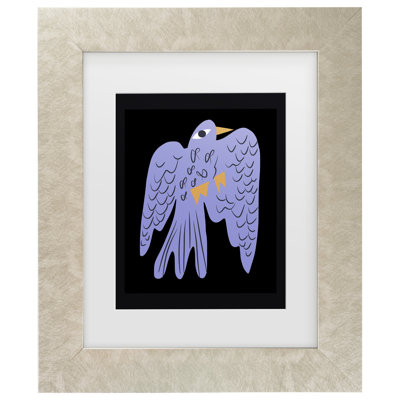 Œuvre encadrée «bolologic Little Dean Blue Bird»