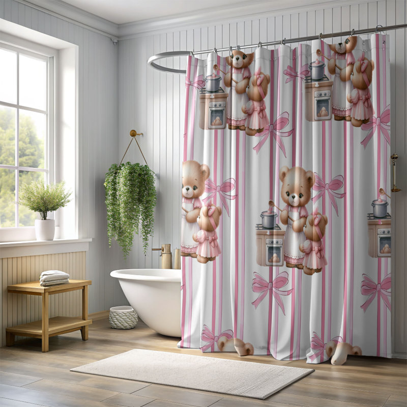 Baby Care - Premium Shower Curtain 218, 74"H x 71"W