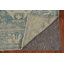 Tapis de couloir bleu Oushak