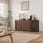 60" Sideboard With Storage, 4 Doors Modern Buffet Cabinet With 2 Large Cabinet & Adjustable Shelves For Dining Room, Kitchen, Entryway-89154061
