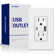 15-Amp USB Tamper Resistant Duplex Outlet1 Pack