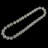 Approx. 21" Long Frosted Glass Beads