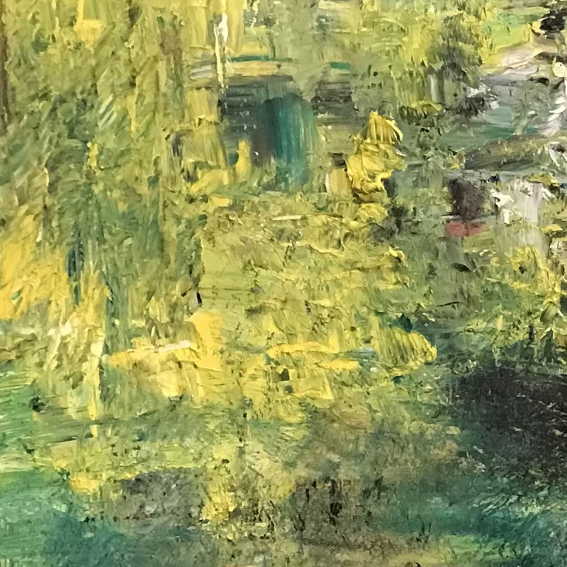 Magic Woods Painting by Irina Gorbman, 11" H x 14" W