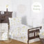 Drap-housse pour lit de bébé à motif floral Lemon
