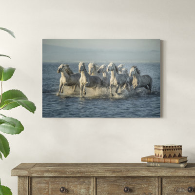 «Water Horses VI» par PHBurchett, reproduction de photo sur toile