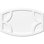 40"W x 26 5/8"H x 21 1/2"C x 1"P Kailey Architectural Grade PVC Contemporary Ceiling Medallion