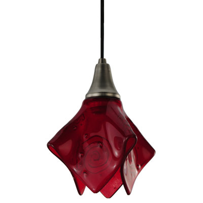 Kayme 1 - Light Red Unique/Statement Pendant