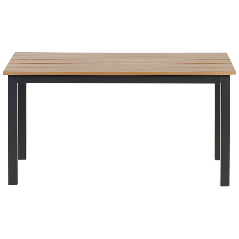 Messina Rectangular Metal Outdoor Dining Table , 96.52cm cm W 50.8cm cm D