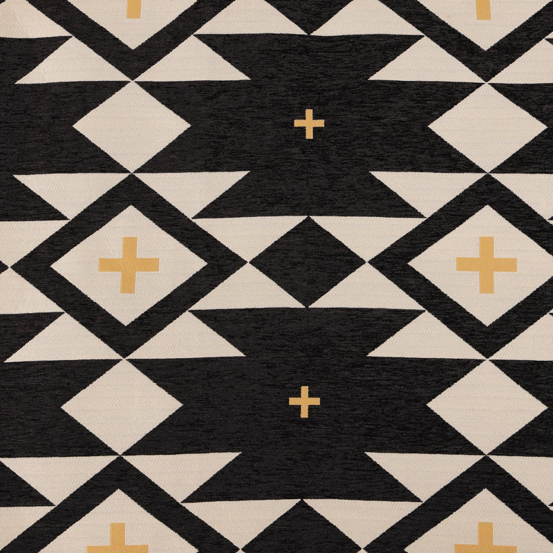 High Desert Chenille Jacquard Native American Aztec Southwestern Rustic Western Euro Sham 27x27 inch