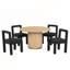 Ensemble de 2 chaises de salle à manger rembourrées Modern-1911277478