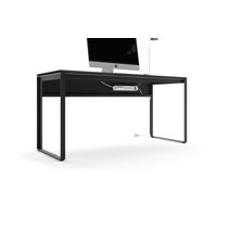 Ecworld Modern Design Workstation Desk with Hidden Cord Management Panels - Pine