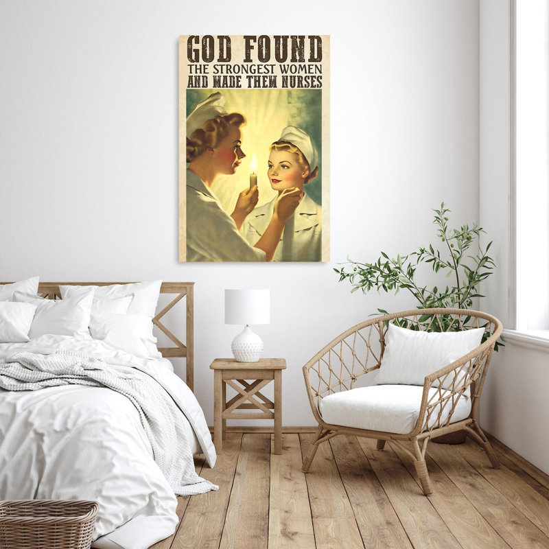 «Cheza Made Them Nurses», impression sur toile, L 24 po x H 36 po