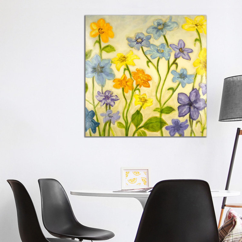 Bloom I by Randy Hibberd - Wrapped Canvas Painting, 93.98 cm H x 93.98 cm W x 1.91 cm D