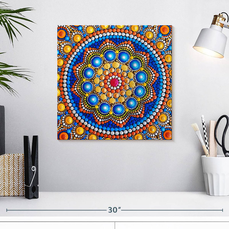 Mandala décoratif à pois Kerner