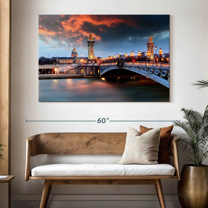 Lilie Pont Alexandre III, 34" H x 51" W