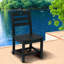 Ensemble de chaises de patio Hdpe peu encombrantes pour l'extérieur moderne