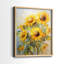 «FLORAL Series CDXLVI», reproduction encadrée de qualité supérieure - prête à être accrochée - aucun clou requis - aucun clou requis-1130684498-1130684499
