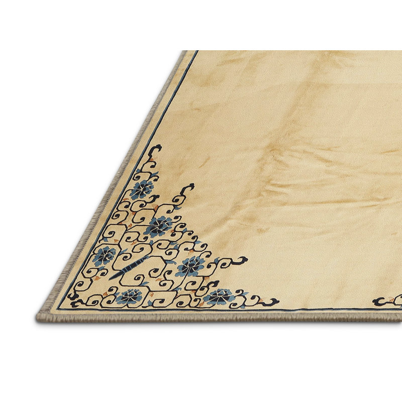Clabough Oriental Indoor Rug, Rectangle 5' x 8'
