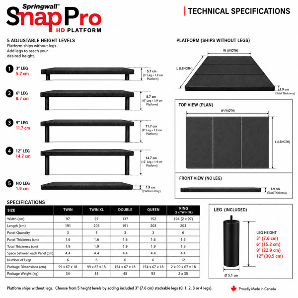 Dimensions du produit