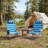 Set Of 2 Foldable Adult Outdoor Beach Chairs With 4 Position Adjustable Backrest For Beach Poolside Camping Backyard Relaxation Use-1332454557
