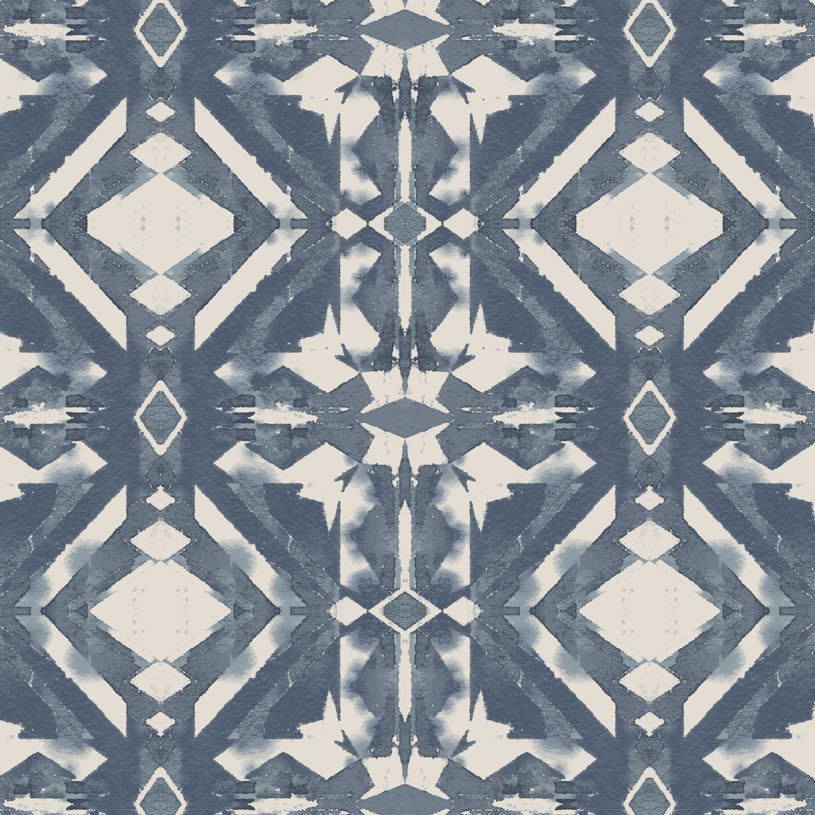 Mendy Parsons Dining Chair, Asha Blue Ikat