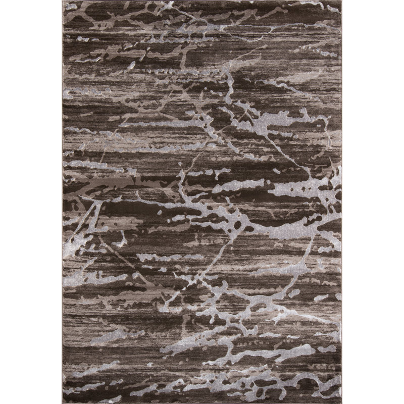 Floreat Abstract Indoor Rug, Rectangle 2' x 3'