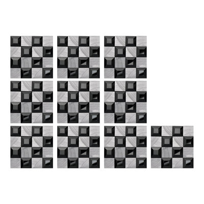 3D Crystal Tile Stickers DIY Self-Adhesive Wall Stickers