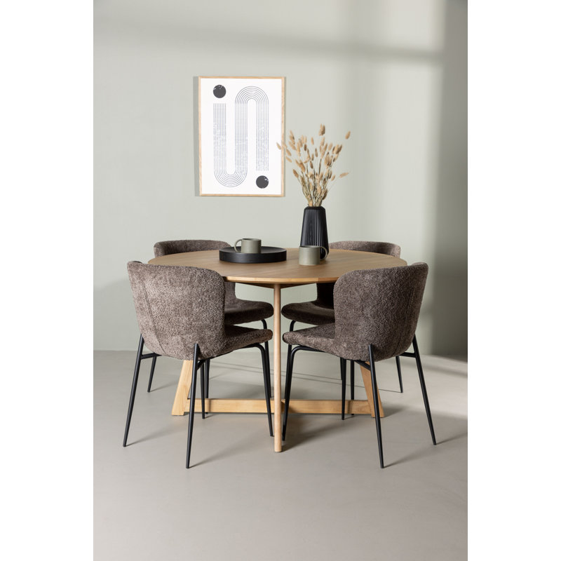 Bermudez 4 - Person Dining Set