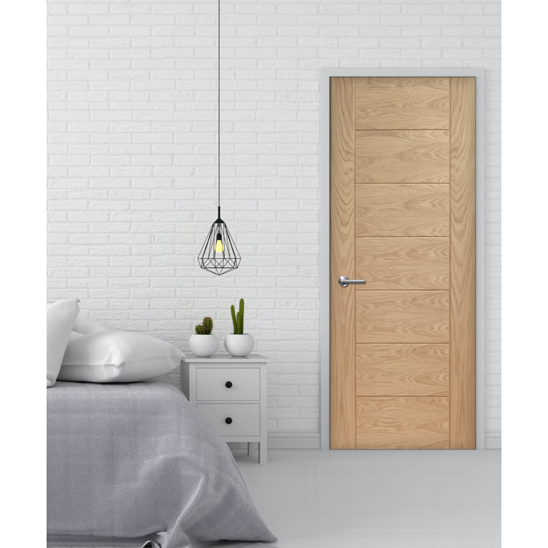 Internal Oak Pre-Finished Palermo, 1981mm H   x 711mm W x 35mm D
