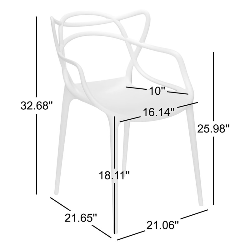 Masters Arm Chair, Black
