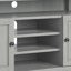 Meuble télé 54 po en bois gris brouillard